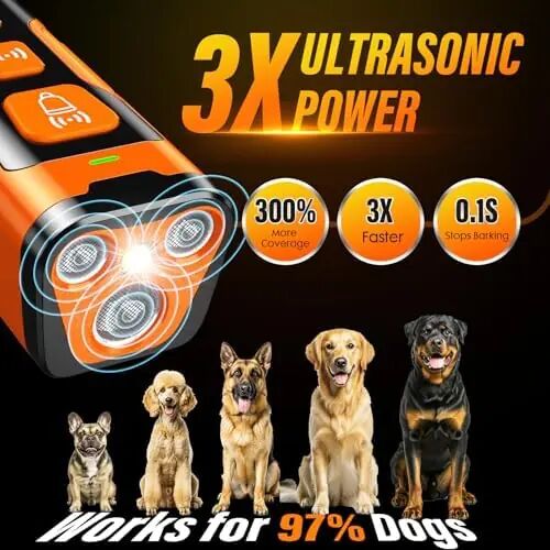 YUYQA ultrasonic dog bark deterrent product view 1